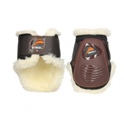 eQuick eLight Fluffy Strijklappen Velcro Bruin