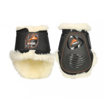 eQuick eLight Fluffy Strijklappen Velcro Zwart