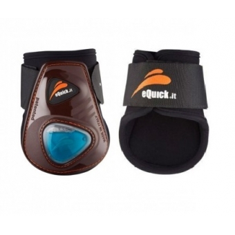 eQuick eShock Strijklappen Velcro Bruin