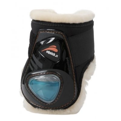 eQuick eShock Fluffy Strijklappen Velcro Zwart